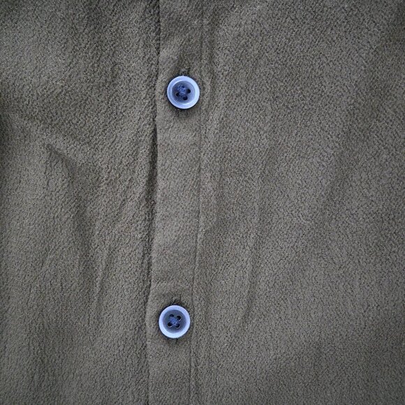 Madewell Central Drapey Shirt in Army Green – XS - Picture 10 of 13